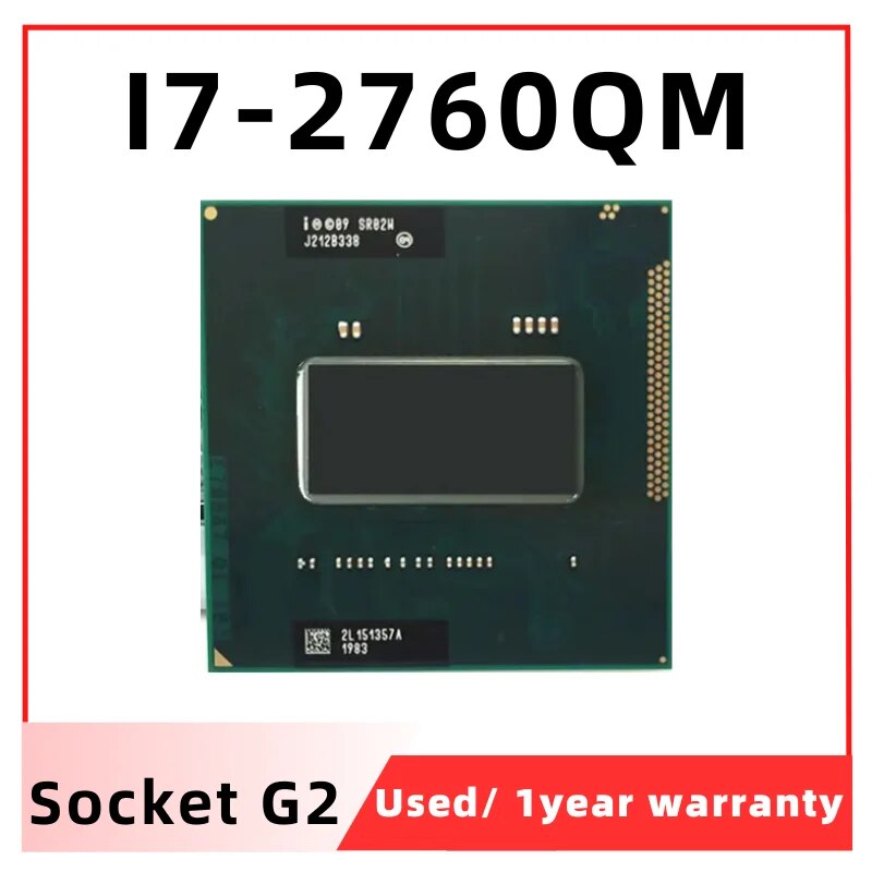 ھ I7-2760QM CPU Ʈ μ, 6M ĳ, 2.4 GHz Ʈ  G2 (rPGA988B)  PM65 HM65 Ĩ